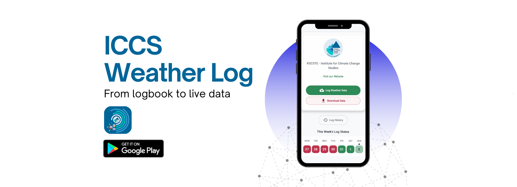 ICCS Weather Log Banner